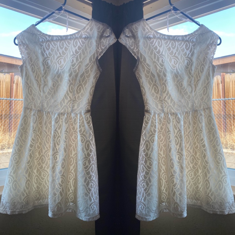 White dress size small